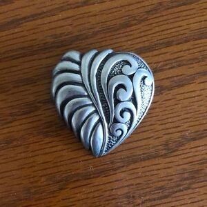 Silver brooch